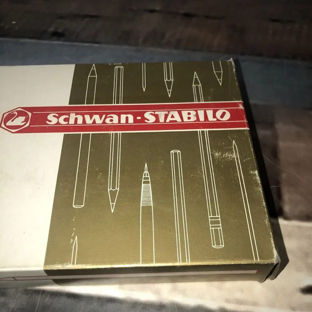 Vtg Lot of 6 Box (72) Schwan STABILO 8044 8046 New Yellow & Black‎ Pencils